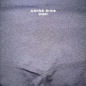 Anine Bing Sport Black Leggings
